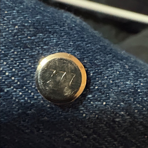 Vintage 90’s J. Crew Quilted Plaid Lining Denim Trucker Jacket Giant Tag Era - Picture 9 of 12